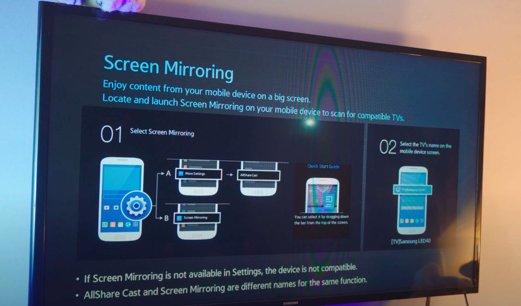 how to project full screen from laptop to tv