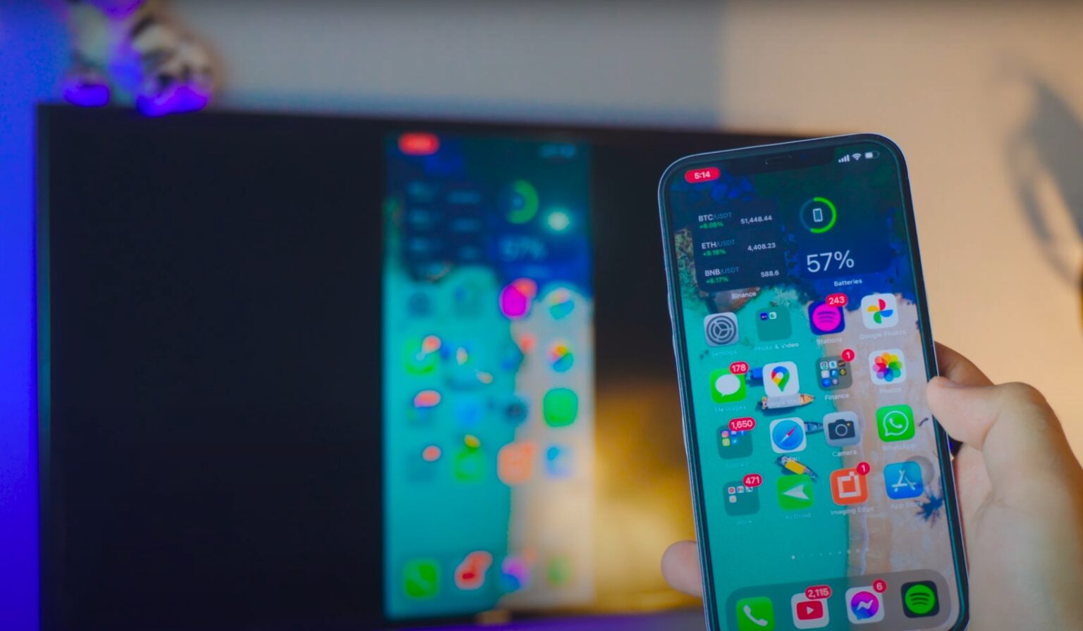 Screen Mirror iPhone to Samsung TV Screen Mirroring