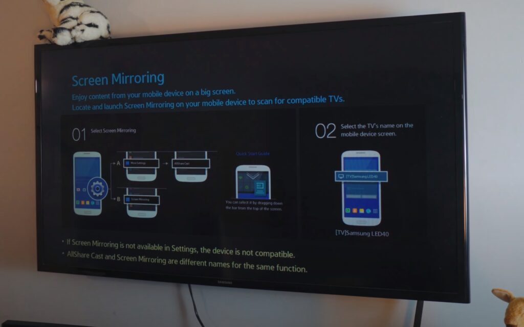 Screen mirroring samsung