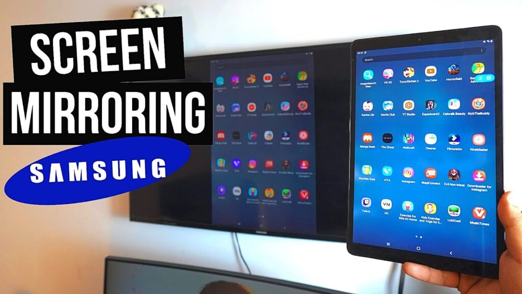 Screen Mirroring Samsung Tablet to Samsung TV