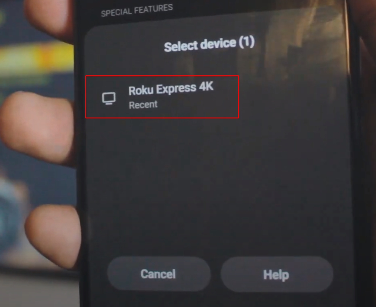 how to cast my phone to my roku tv screen mirroring