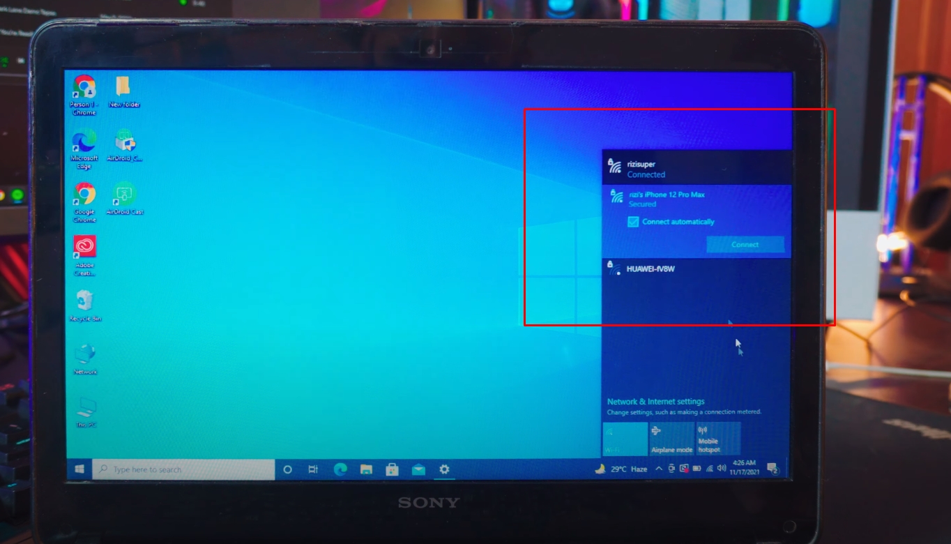 Screen Mirroring Laptop to TV (Wirelessly) Screen Mirroring