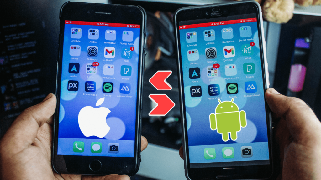 cast iphone to android & cast android to iphone