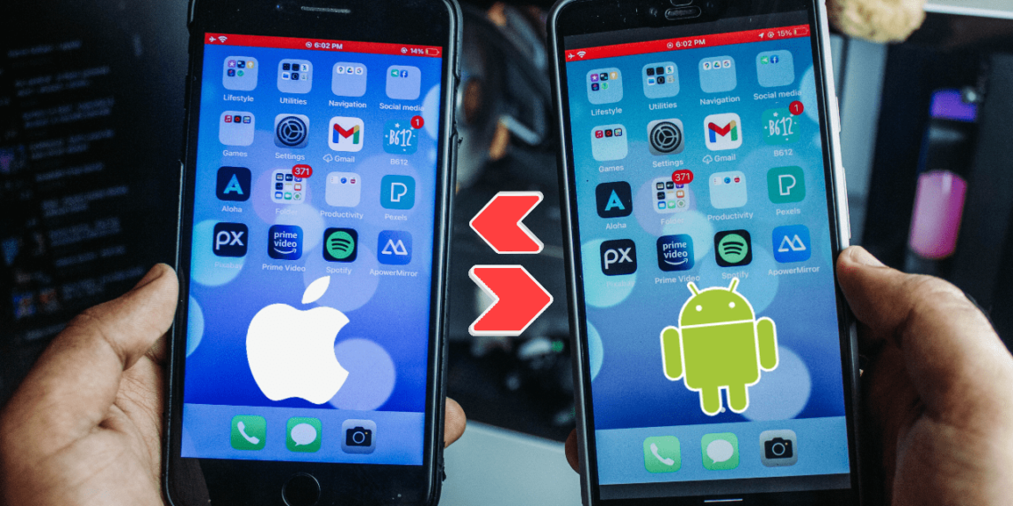cast iphone to android & cast android to iphone