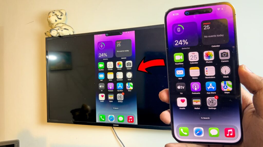 screem mirroring iphone 14 pro