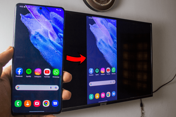 Screen Mirroring Samsung Galaxy to Android TV