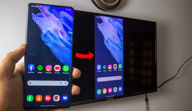 Screen Mirroring Samsung Galaxy to Android TV