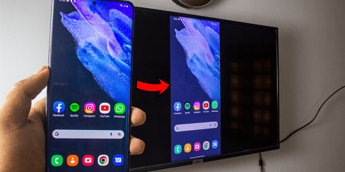 Screen Mirroring Samsung Galaxy to Android TV
