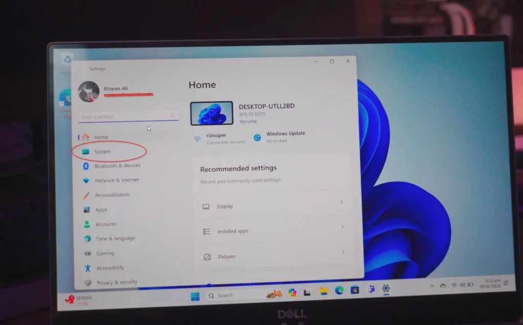 Screen Mirroring Windows 11 Laptop to TV