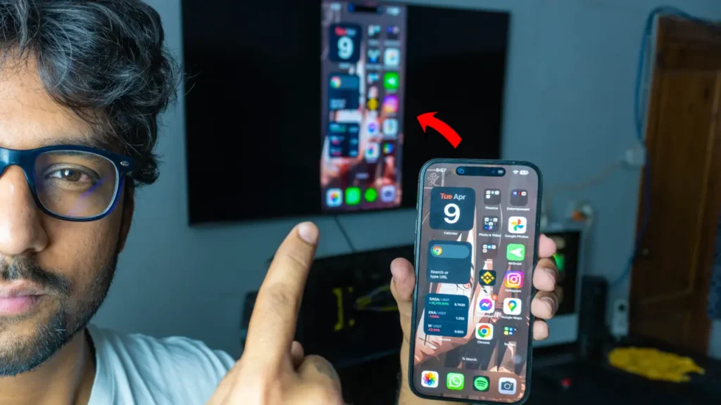 Screen Mirror iOS 17 iPhone to TV with Apple AirPlay