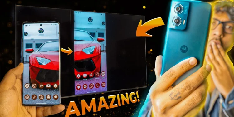 How to Screen Mirror Motorola to TV